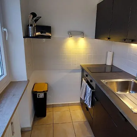 Apartment 2 Kitchen Bath Hall Balkoy Doublebed Sofabed For Max 3 Persons Fully Furnished Direct At Train And Subwaystation 6 Min To Citycenter 30 Shops Restaurants Supermarkets Backerys Mc Donalds Around 100m Fast Wifi Incl No Parking *